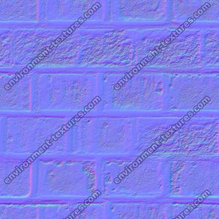 seamless wall bricks normal map 0002